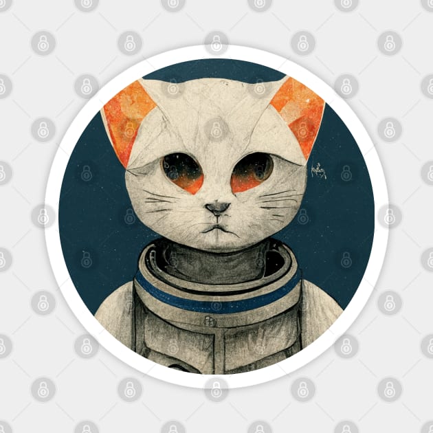 Astro Kitten Magnet by SpaceCats